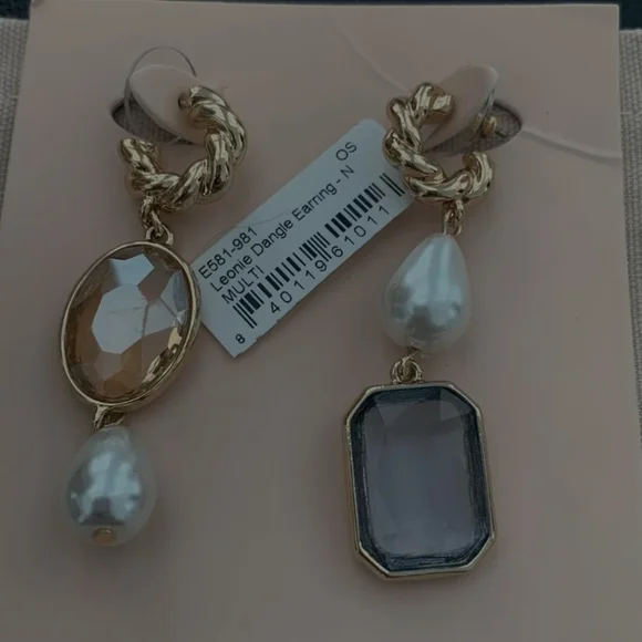 Mignonne Gavigan - Leonie Dangle Gem Gold Tone - Picture 4 of 7